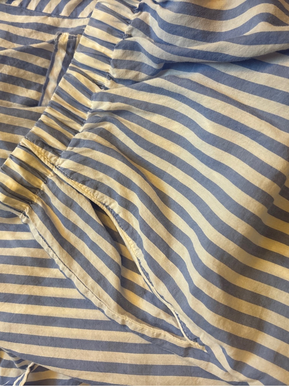 Stars Above Target Striped Blue & White Short Sleeve Pajamas Set - Picture 6 of 8